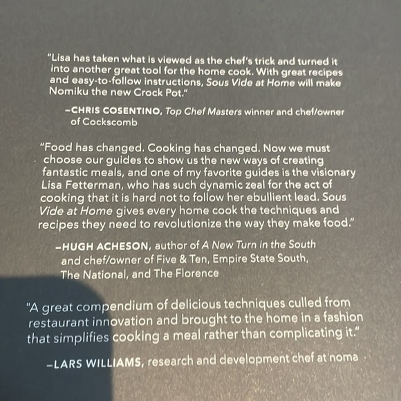 Sous-Vide at home cookbook 280 pages by Lisa Q. Fetterman - Picture 5 of 7